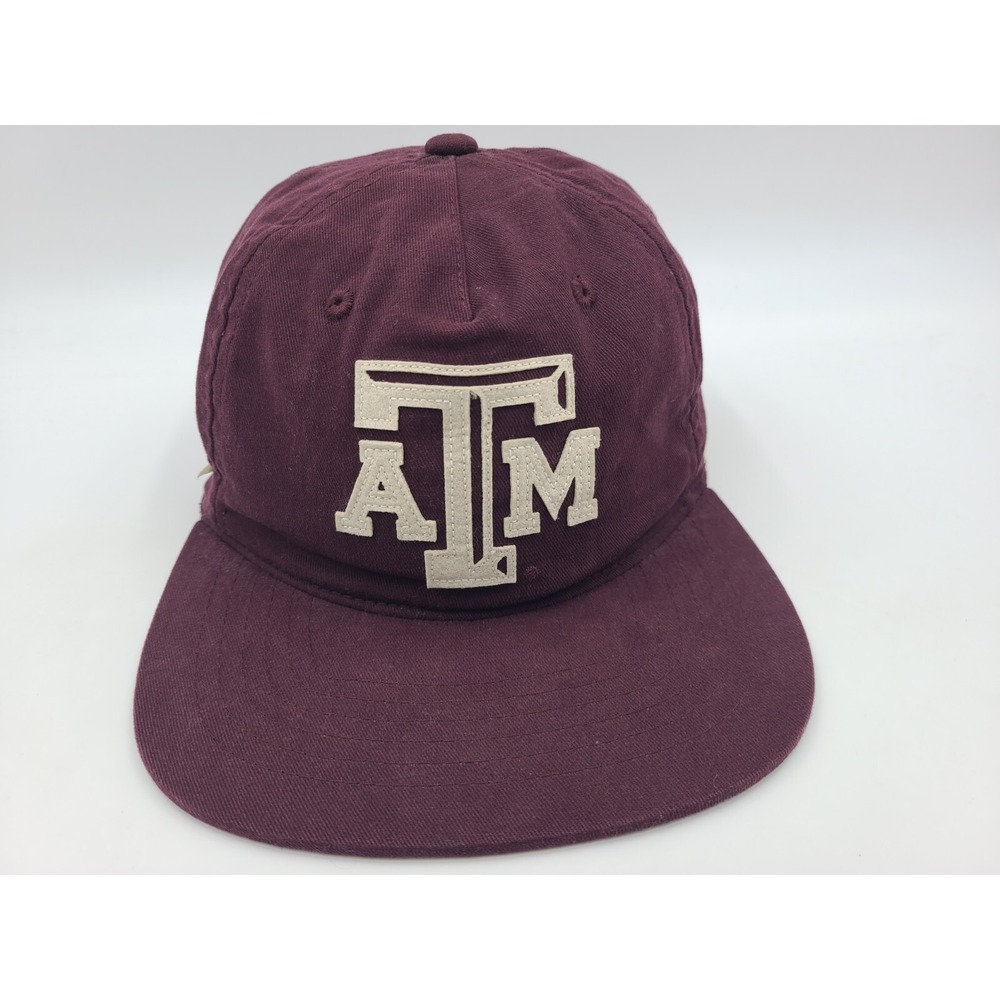 Texas A&M University Aggies 1876 Zephyr Snapback Hat Cap Men Women NCAA Maroon‎